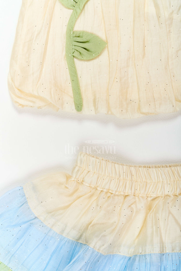 Girls Muslin Cotton Co Ord Set for Birthdays Outings and Playful Celebrations