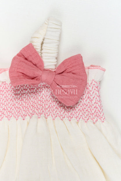 The Nesavu Girls Cotton Frock Girls Party Frock for Birthdays and Special Celebrations Nesavu Nesavu Girls Party Frock For Birthdays And Celebrations With Muslin Cotton Layered Flared Design
