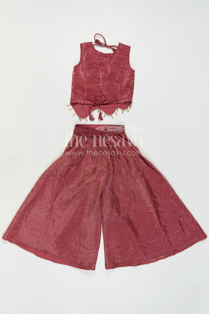 Girls Party Wear Sharara Set for Birthdays and Festive Evenings