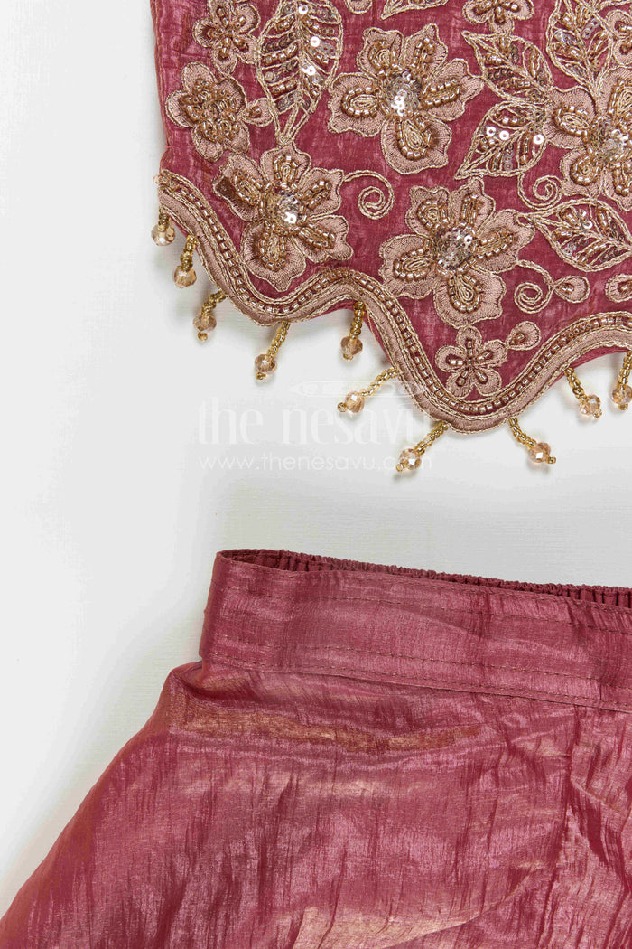 Girls Party Wear Sharara Set for Birthdays and Festive Evenings