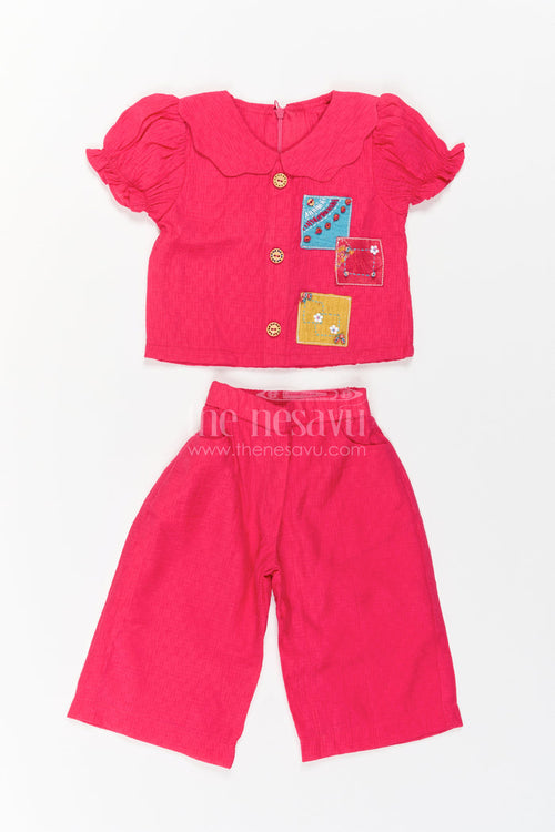Girls Playful Co Ord Set for Birthdays Outings and Weekend Celebrations