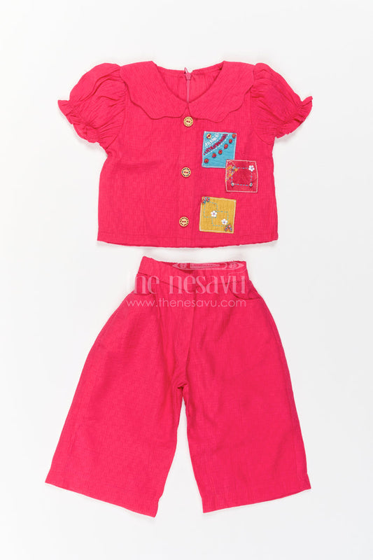 Girls Playful Co Ord Set for Birthdays Outings and Weekend Celebrations