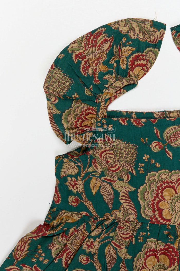 The Nesavu Girls Co-Ord Sets Girls Printed Cotton Co Ord Set for Travel and Playdates Nesavu Nesavu Girls Printed Cotton Co Ord Set With Digital Print For Travel Playdates And Casual Outings