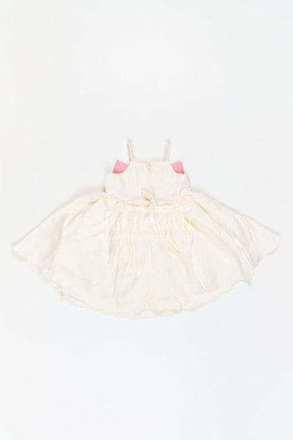The Nesavu Girls Fancy Party Frock Girls Satin Party Frock for Birthdays and Special Occasions Nesavu Nesavu Girls Satin Party Frock With Bow Detailing For Birthdays And Festive Celebrations