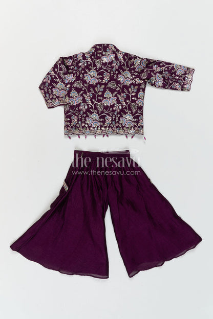 Girls Sharara Dress Set for Weddings and Festive Celebrations