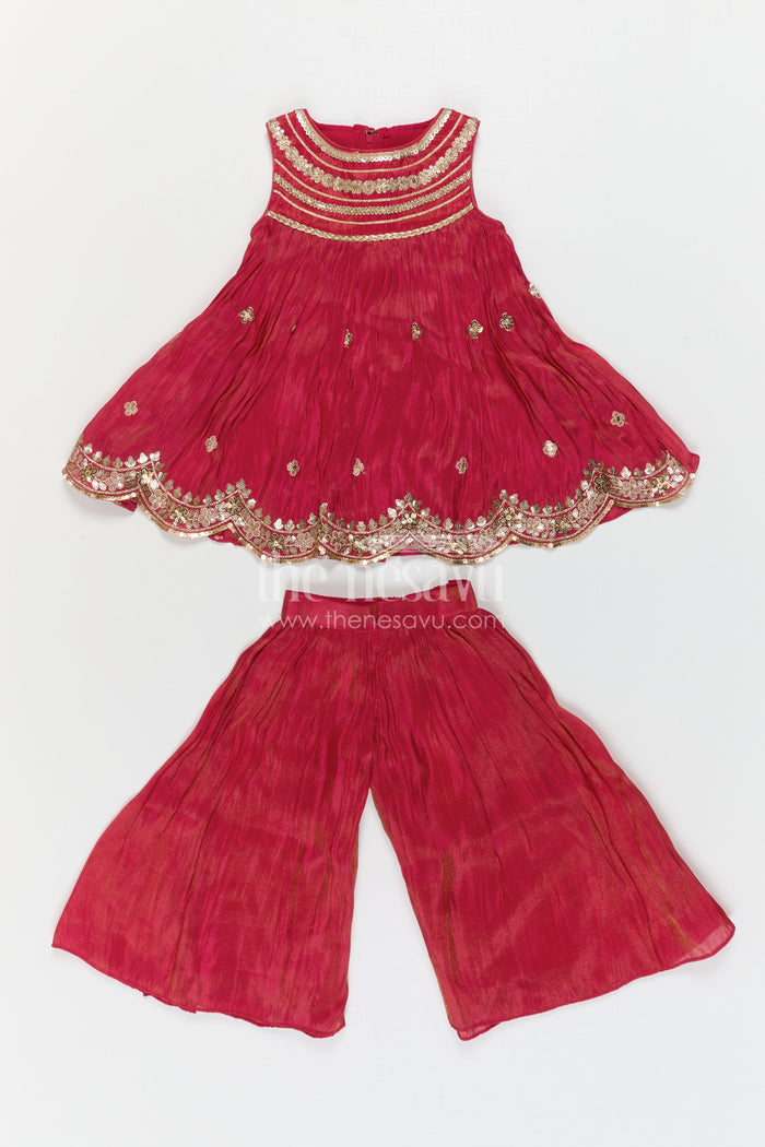 Girls Sharara Outfit for Festive Occasions and Wedding Wear