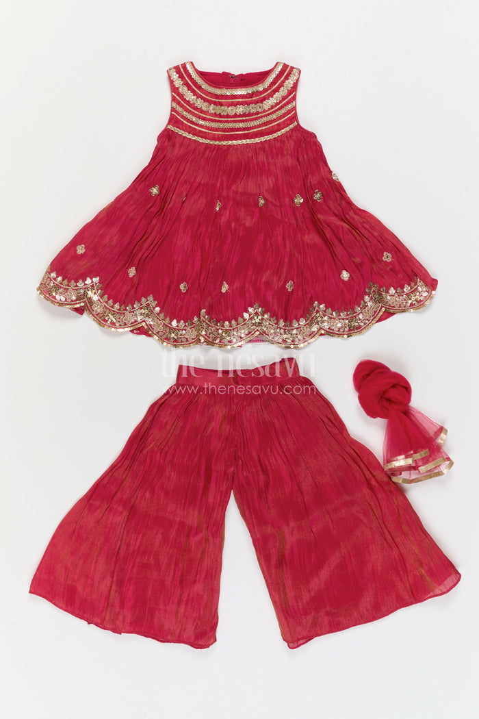 Girls Sharara Outfit for Festive Occasions and Wedding Wear