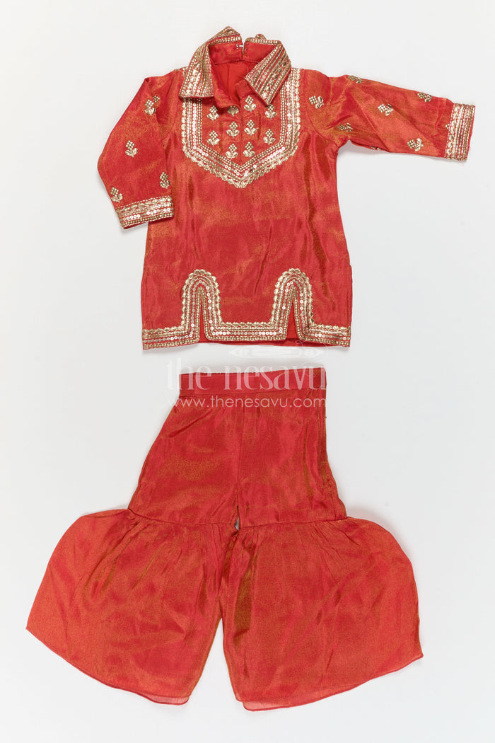 Girls Sharara Set for Event Celebrations and Traditional Wear