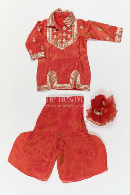Girls Sharara Set for Event Celebrations and Traditional Wear