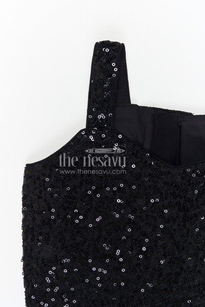 The Nesavu Girls Sharara / Plazo Set Girls Sharara Set for Festive Celebrations and Wedding Occasions Nesavu Nesavu girls georgette sharara set with designer embroidery jacket for festive and wedding occasions