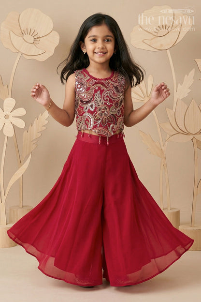 Girls Sharara Set for Festive Performances and Wedding Receptions
