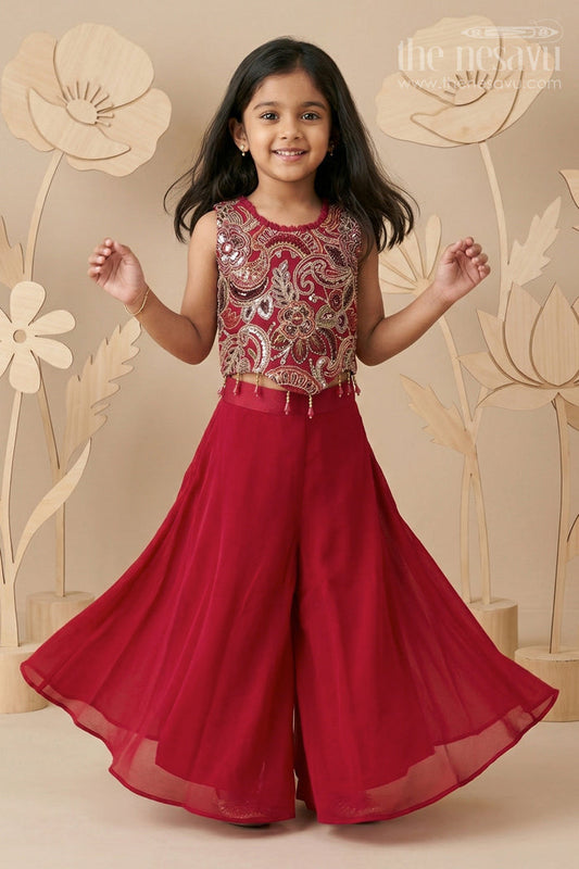 Girls Sharara Set for Festive Performances and Wedding Receptions