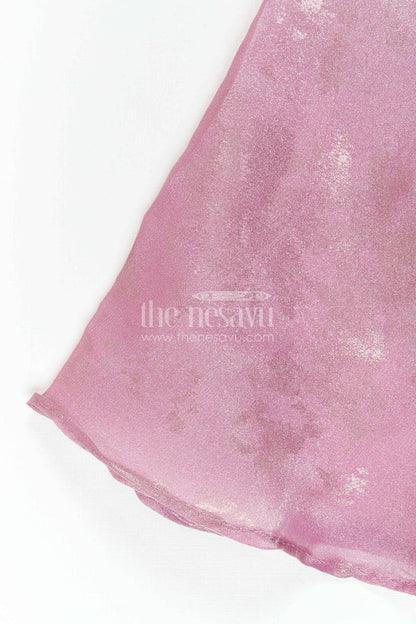 The Nesavu Girls Sharara / Plazo Set Girls Sharara Set for Wedding Celebrations and Festive Occasions Nesavu Nesavu Girls Sharara Set For Weddings And Festive Celebrations With Embroidered Designer Yoke