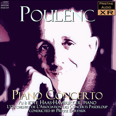 HAAS-HAMBURGER Poulenc: Piano Concerto (1952) - PASC107 - CD