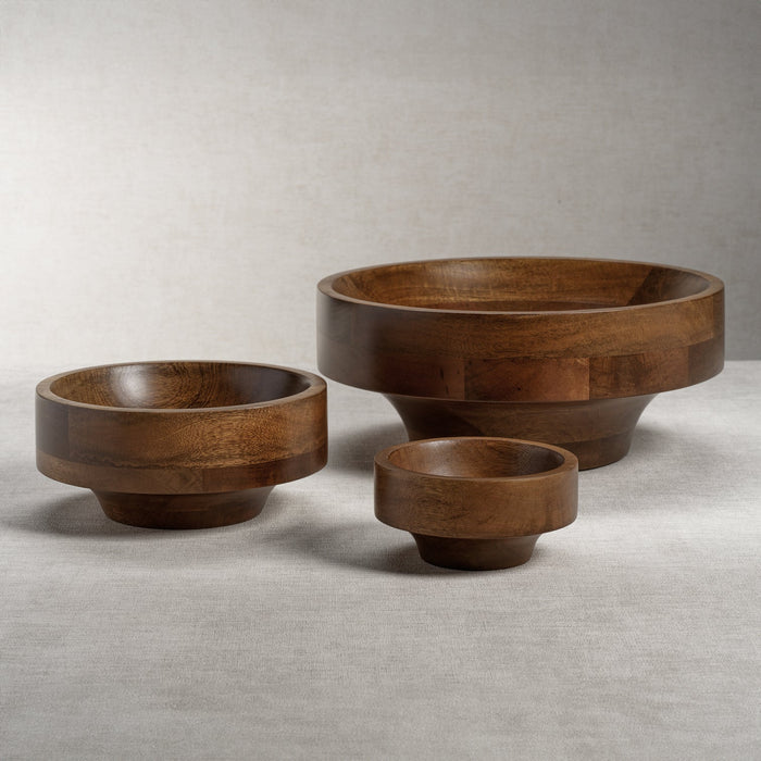 Handcrafted Mango Wood Oasis Bowl - Bowls by Carlyle Avenue