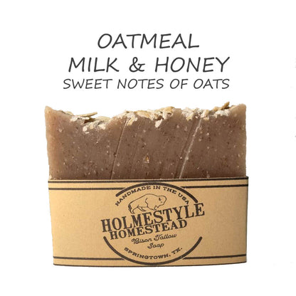 Handmade Bison Tallow Soap by Holmestyle Homestead