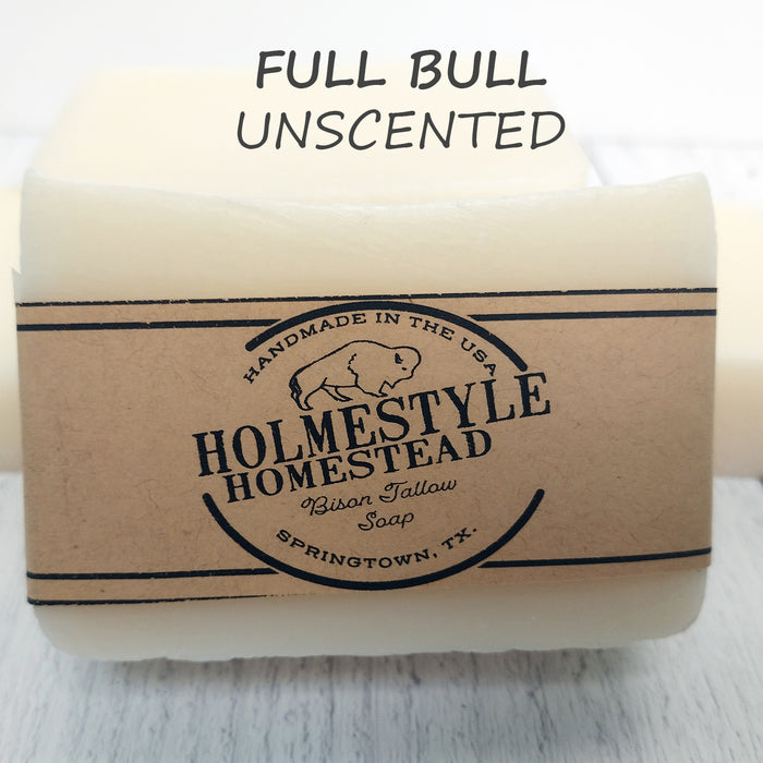 Handmade Bison Tallow Soap by Holmestyle Homestead