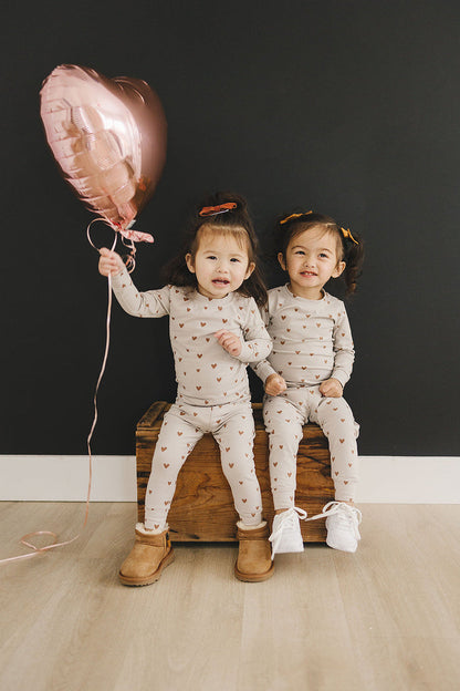 Hearts Two-piece Cozy Set