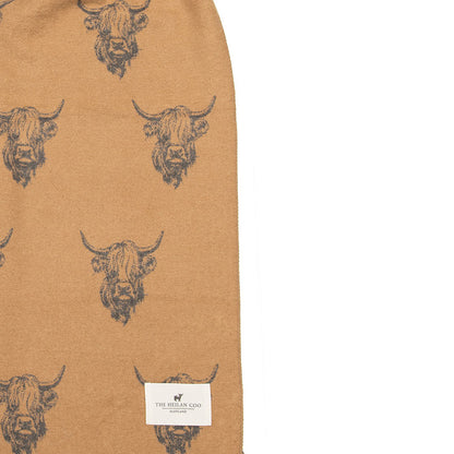 Heilan Coo Multi Super Soft Scarf Beige Grey