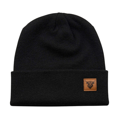 Heilan Coo Recycled Gift Set Black Beanie Hat