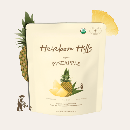 Heirloom Hills | Organic Dried Pineapple - Heirloom Hills - Living with Ivey