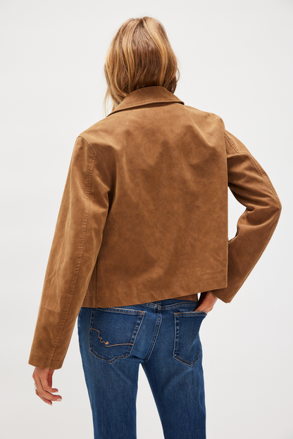 Hera Vegan Jacket - Sierra / Caramel Caffe