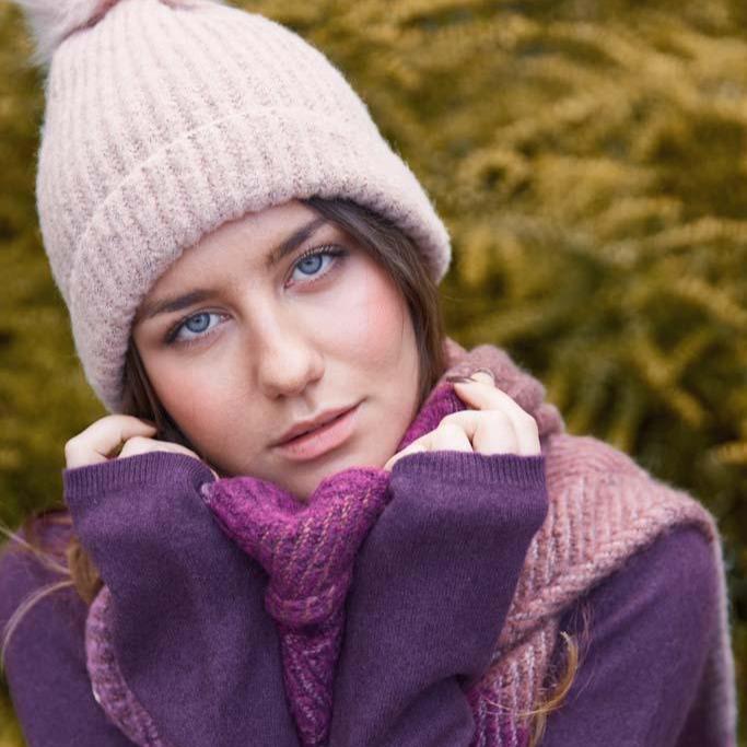 Shop Herringbone Tweed Large Scarf - Premium Quality