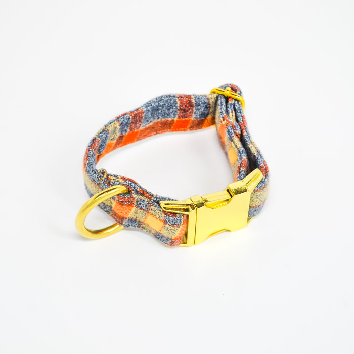 Higgins Flannel Dog Collar