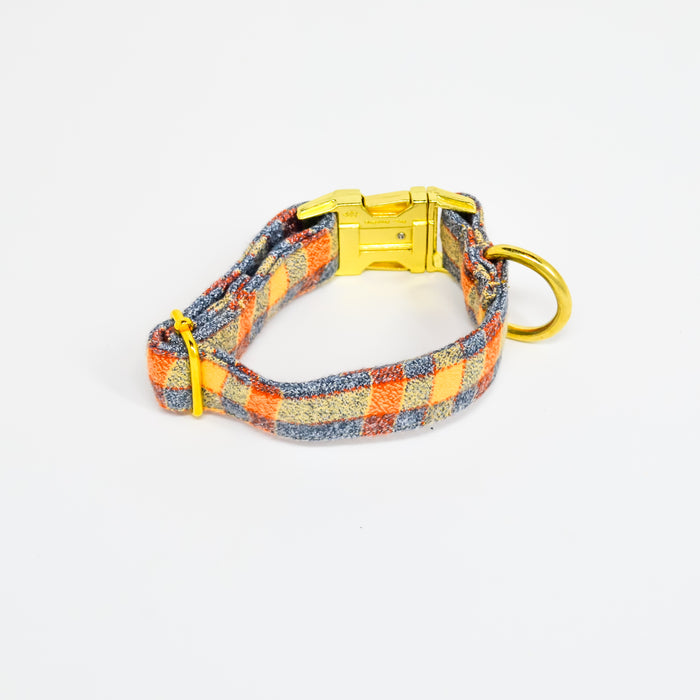 Higgins Flannel Dog Collar