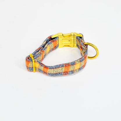 Higgins Flannel Dog Collar