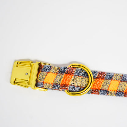 Higgins Flannel Dog Collar