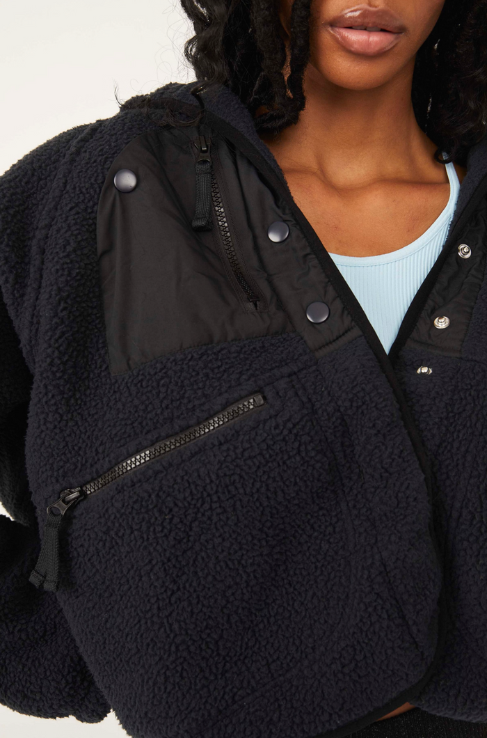 Hit The Slopes Jacket in Black