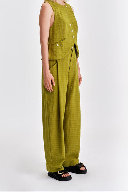 JENNIFER GLASGOW Pantalon Cordélia - Olive