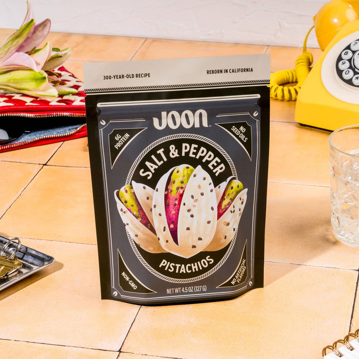 Salt and Pepper Pistachios - Joon - Living with Ivey