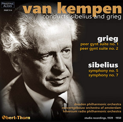 KEMPEN conducts Sibelius and Grieg (1939-50) - PASC514 - CD