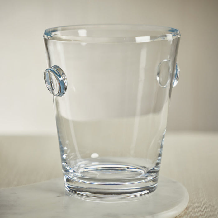 La Serena Beveled Glass Ice Bucket / Cooler - Ice Bucket by Carlyle Avenue