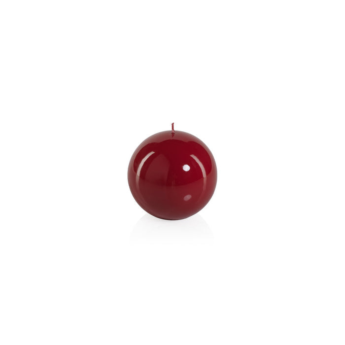 Lacquer Ball Candle - Red - Candles by Carlyle Avenue