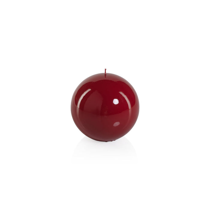 Lacquer Ball Candle - Red - Candles by Carlyle Avenue