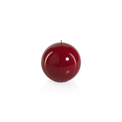 Lacquer Ball Candle - Red - Candles by Carlyle Avenue