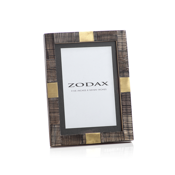 Lagos Horn and Brass Photo Frame - Picture Frames by Carlyle Avenue