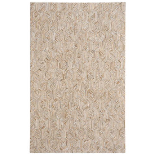 Laramie-Polygon Mushroom Flat Woven Rug Rectangle image