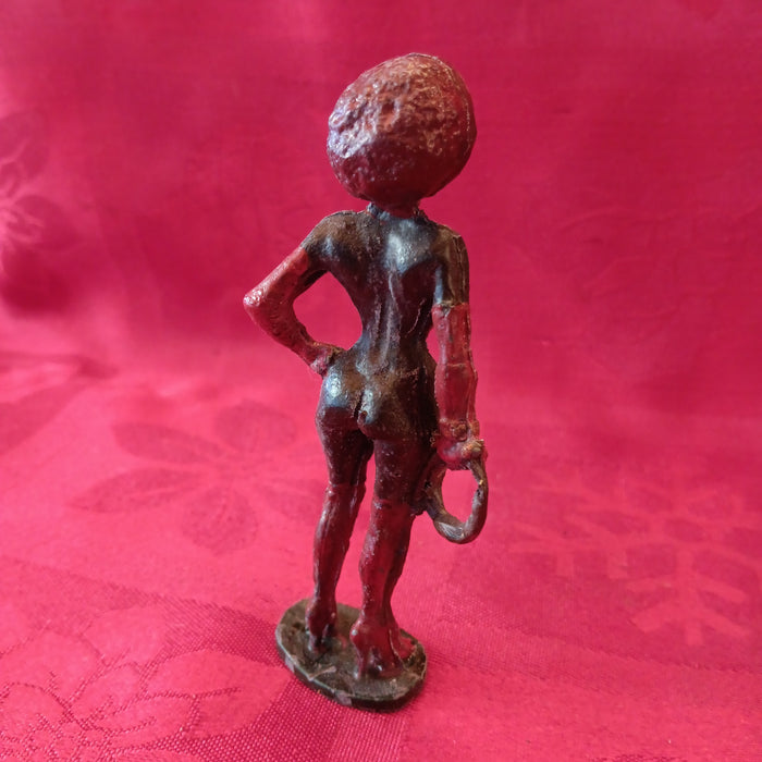 Lead Erotic Black Americana Woman With Whip-Jantiques LLC.
