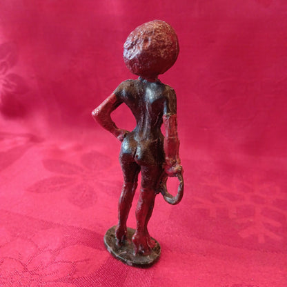 Lead Erotic Black Americana Woman With Whip-Jantiques LLC.
