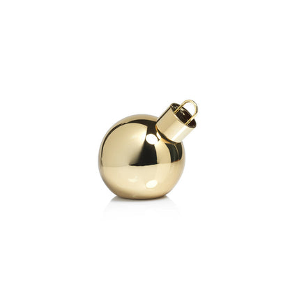 LED Metallic Glass Oversized Ornament Ball - Gold - Holiday Ornaments by Carlyle Avenue