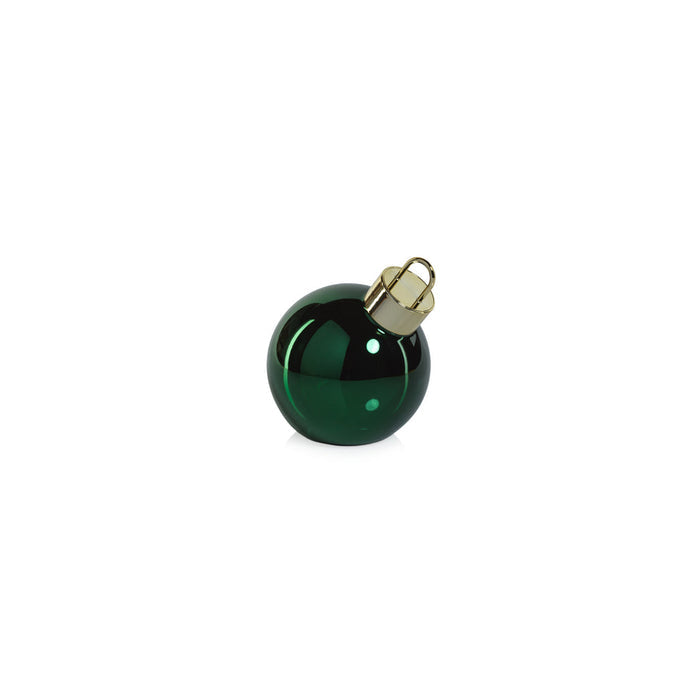 LED Metallic Glass Oversized Ornament Ball - Green - Holiday Decor by Carlyle Avenue