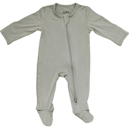 Light Green Bamboo Zipper