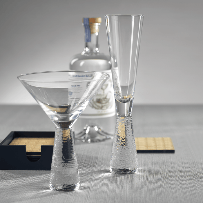 Livogno Hammered Stem Drinkware - Drinkware by Carlyle Avenue