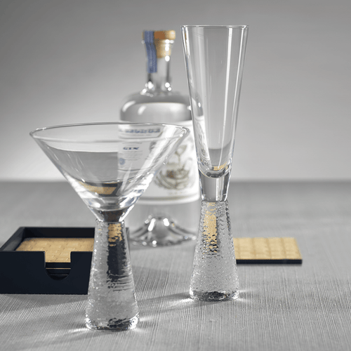 Livogno Hammered Stem Drinkware - Drinkware by Carlyle Avenue