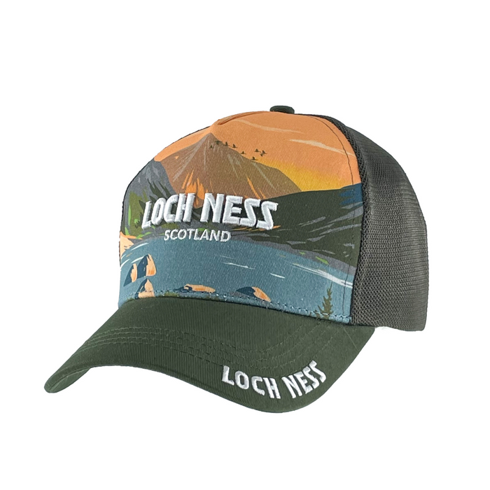 Loch Ness Mesh Trucker Cap