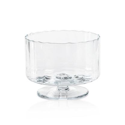Loulou Optic Glass Bowl - Decorative Bowls by Carlyle Avenue